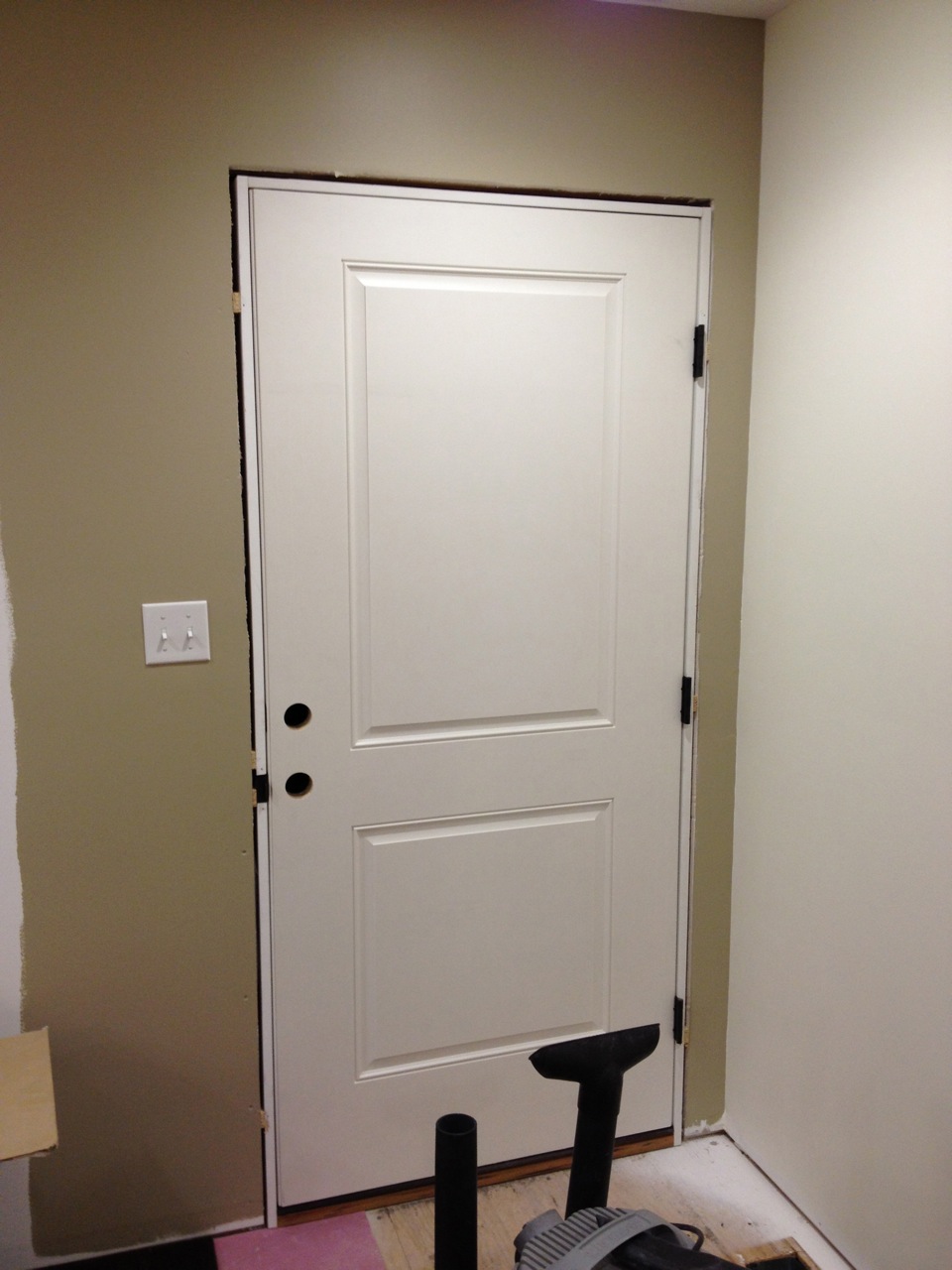 One Door, One Fix, and a little Paint!